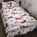 Ohaprints-Quilt-Bed-Set-Pillowcase-Horse-With-Christmas-Tree-Snowflake-Gift-For-Horse-Lovers-Blanket-Bedspread-Bedding-4083-Throw (55'' x 60'')