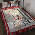 Ohaprints-Quilt-Bed-Set-Pillowcase-Pug-Hello-Christmas-Snowflake-Winter-Park-Cardinal-Holiday-Blanket-Bedspread-Bedding-3974-Throw (55'' x 60'')