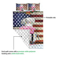 Ohaprints-Quilt-Bed-Set-Pillowcase-Stand-Baking-Mixer-With-String-Lights-American-Flag-Baker-Gift-Blanket-Bedspread-Bedding-4116-Queen (80'' x 90'')