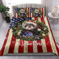 Ohaprints-Quilt-Bed-Set-Pillowcase-Otter-Wearing-Christmas-Hat-Wreath-Gifts-Custom-Personalized-Name-Blanket-Bedspread-Bedding-4133-King (90'' x 100'')