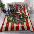 Ohaprints-Quilt-Bed-Set-Pillowcase-Miniature-Pinscher-Wearing-Christmas-Hat-Custom-Personalized-Name-Blanket-Bedspread-Bedding-4146-King (90'' x 100'')