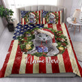 Ohaprints-Quilt-Bed-Set-Pillowcase-Russian-Cat-Wearing-Christmas-Hat-Wreath-Custom-Personalized-Name-Blanket-Bedspread-Bedding-4151-King (90'' x 100'')