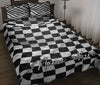 Ohaprints-Quilt-Bed-Set-Pillowcase-Racing-Checkered-Flag-Race-Flags-Custom-Personalized-Name-Blanket-Bedspread-Bedding-3334-Throw (55&#39;&#39; x 60&#39;&#39;)