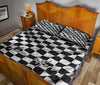 Ohaprints-Quilt-Bed-Set-Pillowcase-Racing-Checkered-Flag-Race-Flags-Custom-Personalized-Name-Blanket-Bedspread-Bedding-3334-King (90&#39;&#39; x 100&#39;&#39;)