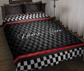 Ohaprints-Quilt-Bed-Set-Pillowcase-Racing-Checkered-Race-Horizontal-Backdrop-Custom-Personalized-Name-Blanket-Bedspread-Bedding-3336-Throw (55'' x 60'')