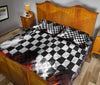 Ohaprints-Quilt-Bed-Set-Pillowcase-Racing-Checkered-Flag-Race-Flag-Custom-Personalized-Name-Blanket-Bedspread-Bedding-3340-King (90&#39;&#39; x 100&#39;&#39;)