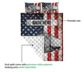 Ohaprints-Quilt-Bed-Set-Pillowcase-Silver-Trucker-Us-Flag-Truck-Driver-Gift-Custom-Personalized-Name-Blanket-Bedspread-Bedding-3576-Queen (80'' x 90'')