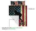 Ohaprints-Quilt-Bed-Set-Pillowcase-Softball-Player-Catcher-American-Flag-Vintage-Custom-Personalized-Name-Blanket-Bedspread-Bedding-3081-Queen (80'' x 90'')