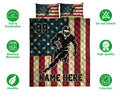 Ohaprints-Quilt-Bed-Set-Pillowcase-Football-Player-Position-American-Flag-Vintage-Custom-Personalized-Name-Blanket-Bedspread-Bedding-3132-Double (70'' x 80'')