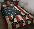 Ohaprints-Quilt-Bed-Set-Pillowcase-American-Football-Player-Position-Us-Flag-Vintage-Custom-Personalized-Name-Blanket-Bedspread-Bedding-3134-Throw (55'' x 60'')