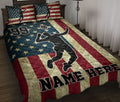 Ohaprints-Quilt-Bed-Set-Pillowcase-Volleyball-Player-American-Flag-Vintage-Custom-Personalized-Name-Blanket-Bedspread-Bedding-3419-Throw (55'' x 60'')