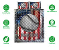 Ohaprints-Quilt-Bed-Set-Pillowcase-Baseball-Ball-American-Flag-Crack-Metal-Custom-Personalized-Name-Blanket-Bedspread-Bedding-3191-Double (70'' x 80'')