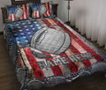 Ohaprints-Quilt-Bed-Set-Pillowcase-American-Football-Ball-American-Flag-Crack-Metal-Custom-Personalized-Name-Blanket-Bedspread-Bedding-3137-Throw (55'' x 60'')