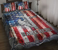 Ohaprints-Quilt-Bed-Set-Pillowcase-Electrician-Lineman-American-Flag-Crack-Custom-Personalized-Name-Blanket-Bedspread-Bedding-3738-Throw (55'' x 60'')