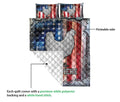 Ohaprints-Quilt-Bed-Set-Pillowcase-Chicken-American-Flag-Crack-Metal-Gift-Custom-Personalized-Name-Blanket-Bedspread-Bedding-3594-Queen (80'' x 90'')