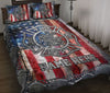 Ohaprints-Quilt-Bed-Set-Pillowcase-Firefighter-American-Flag-Crack-Metal-Gift-Custom-Personalized-Name-Blanket-Bedspread-Bedding-3743-Throw (55&#39;&#39; x 60&#39;&#39;)