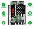 Ohaprints-Quilt-Bed-Set-Pillowcase-Green-Truck-Trucker-Driver-American-Flag-Custom-Personalized-Name-Blanket-Bedspread-Bedding-3507-Double (70'' x 80'')