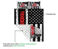 Ohaprints-Quilt-Bed-Set-Pillowcase-Red-Truck-Trucker-Driver-American-Flag-Custom-Personalized-Name-Blanket-Bedspread-Bedding-3511-Queen (80'' x 90'')