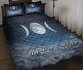 Ohaprints-Quilt-Bed-Set-Pillowcase-Triple-Moon-Symbol-Pagan-Wiccan-Symbol-Custom-Personalized-Name-Blanket-Bedspread-Bedding-3643-Throw (55'' x 60'')