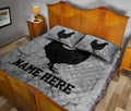 Ohaprints-Quilt-Bed-Set-Pillowcase-Chicken-Crack-Gray-Pattern-Unique-Gifts-Custom-Personalized-Name-Blanket-Bedspread-Bedding-3595-King (90'' x 100'')