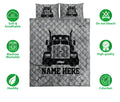 Ohaprints-Quilt-Bed-Set-Pillowcase-Trucker-Truck-Driver-Crack-Gray-Gift-Custom-Personalized-Name-Blanket-Bedspread-Bedding-3587-Double (70'' x 80'')