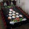 Ohaprints-Quilt-Bed-Set-Pillowcase-Golf-Christmas-Tree-Snowflake-Gift-Box-Red-Buffalo-Plaid-Gift-Blanket-Bedspread-Bedding-3805-Throw (55&#39;&#39; x 60&#39;&#39;)