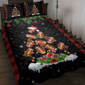 Ohaprints-Quilt-Bed-Set-Pillowcase-Football-Christmas-Tree-Snowflake-Gift-Box-Red-Buffalo-Plaid-Gifts-Blanket-Bedspread-Bedding-3806-Throw (55'' x 60'')