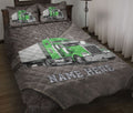 Ohaprints-Quilt-Bed-Set-Pillowcase-Green-Truck-Brown-Pattern-Trucker-Driver-Custom-Personalized-Name-Blanket-Bedspread-Bedding-3540-Throw (55'' x 60'')