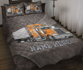 Ohaprints-Quilt-Bed-Set-Pillowcase-Orange-Truck-Brown-Pattern-Trucker-Driver-Custom-Personalized-Name-Blanket-Bedspread-Bedding-3544-Throw (55'' x 60'')