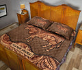 Ohaprints-Quilt-Bed-Set-Pillowcase-Wood-Cow-Sculpture-Pattern-Unique-Gifts-Custom-Personalized-Name-Blanket-Bedspread-Bedding-3717-King (90'' x 100'')