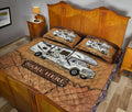 Ohaprints-Quilt-Bed-Set-Pillowcase-Camping-Camper-Class-C-Crack-Wood-Custom-Personalized-Name-Blanket-Bedspread-Bedding-3706-King (90'' x 100'')