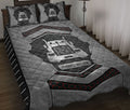 Ohaprints-Quilt-Bed-Set-Pillowcase-Truck-Trucker-Carbon-Stone-Metal-Silver-Custom-Personalized-Name-Blanket-Bedspread-Bedding-3561-Throw (55'' x 60'')