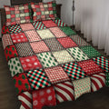 Ohaprints-Quilt-Bed-Set-Pillowcase-Christmas-Seamless-Patchwork-Pattern-Plaid-Xmas-Holiday-Unique-Gifts-Blanket-Bedspread-Bedding-3914-Throw (55'' x 60'')