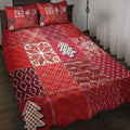 Ohaprints-Quilt-Bed-Set-Pillowcase-Christmas-Textile-Quilting-Red-Plaid-Xmas-Holiday-Unique-Gifts-Blanket-Bedspread-Bedding-3929-Throw (55'' x 60'')