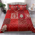 Ohaprints-Quilt-Bed-Set-Pillowcase-Christmas-Textile-Quilting-Red-Plaid-Xmas-Holiday-Unique-Gifts-Blanket-Bedspread-Bedding-3929-King (90'' x 100'')