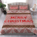 Ohaprints-Quilt-Bed-Set-Pillowcase-Merry-Christmas-Knitted-Pattern-Red-Plaid-Xmas-Holiday-Unique-Gifts-Blanket-Bedspread-Bedding-3932-King (90'' x 100'')