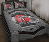 Ohaprints-Quilt-Bed-Set-Pillowcase-Red-Truck-Trucker-Truck-Driver-Carbon-Stone-Custom-Personalized-Name-Blanket-Bedspread-Bedding-3569-Throw (55&#39;&#39; x 60&#39;&#39;)