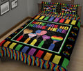 Ohaprints-Quilt-Bed-Set-Pillowcase-Lgbt-Lgbtq-Pride-Rainbow-Hate-Has-No-Home-Here-Blanket-Bedspread-Bedding-1471-King (90'' x 100'')