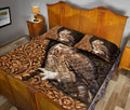 Ohaprints-Quilt-Bed-Set-Pillowcase-Owl-Brown-Pattern-Love-Owl-Animal-Lover-Blanket-Bedspread-Bedding-892-Queen (80'' x 90'')