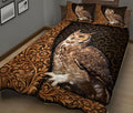 Ohaprints-Quilt-Bed-Set-Pillowcase-Owl-Brown-Pattern-Love-Owl-Animal-Lover-Blanket-Bedspread-Bedding-892-King (90'' x 100'')