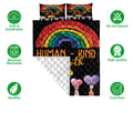 Ohaprints-Quilt-Bed-Set-Pillowcase-Lgbt-Pride-Human-Kind-Be-Both-Lgbtq-Blanket-Bedspread-Bedding-1472-Double (70'' x 80'')