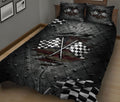 Ohaprints-Quilt-Bed-Set-Pillowcase-Racing-Flag-Crack-Pattern-Checkered-Flag-Racer-Racing-Lover-Gift-Blanket-Bedspread-Bedding-2058-King (90'' x 100'')