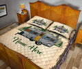 Ohaprints-Quilt-Bed-Set-Pillowcase-Camping-Camper-Vintage-Trailer-Rvs-Custom-Personalized-Name-Blanket-Bedspread-Bedding-2287-King (90'' x 100'')