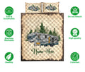 Ohaprints-Quilt-Bed-Set-Pillowcase-Camping-Camper-Vintage-5Th-Wheel-Rvs-Custom-Personalized-Name-Blanket-Bedspread-Bedding-2879-Double (70'' x 80'')