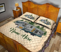 Ohaprints-Quilt-Bed-Set-Pillowcase-Camping-Camper-Vintage-5Th-Wheel-Rvs-Custom-Personalized-Name-Blanket-Bedspread-Bedding-2879-King (90'' x 100'')