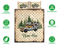 Ohaprints-Quilt-Bed-Set-Pillowcase-Camping-Camper-Vintage-Camping-Truck-Rvs-Custom-Personalized-Name-Blanket-Bedspread-Bedding-2288-Double (70'' x 80'')