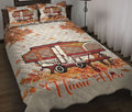 Ohaprints-Quilt-Bed-Set-Pillowcase-Fall-Camping-Camper-Vintage-Popup-Rvs-Custom-Personalized-Name-Blanket-Bedspread-Bedding-2880-Throw (55'' x 60'')