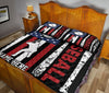 Ohaprints-Quilt-Bed-Set-Pillowcase-Baseball-Player-American-Flag-Usa-Unique-Gifts-Custom-Personalized-Name-Blanket-Bedspread-Bedding-3218-King (90&#39;&#39; x 100&#39;&#39;)