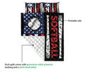 Ohaprints-Quilt-Bed-Set-Pillowcase-Softball-Player-American-Flag-Usa-Unique-Gifts-Custom-Personalized-Name-Blanket-Bedspread-Bedding-3112-Queen (80'' x 90'')