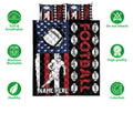 Ohaprints-Quilt-Bed-Set-Pillowcase-Football-Player-American-Flag-Usa-Unique-Gifts-Custom-Personalized-Name-Blanket-Bedspread-Bedding-3166-Double (70'' x 80'')